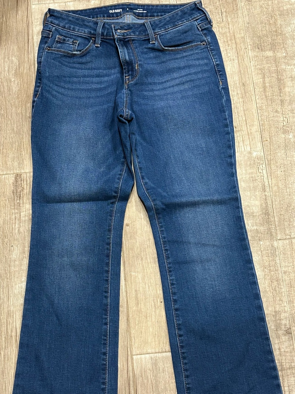 Old Navy Women's Dark Blue Flare Jeans
